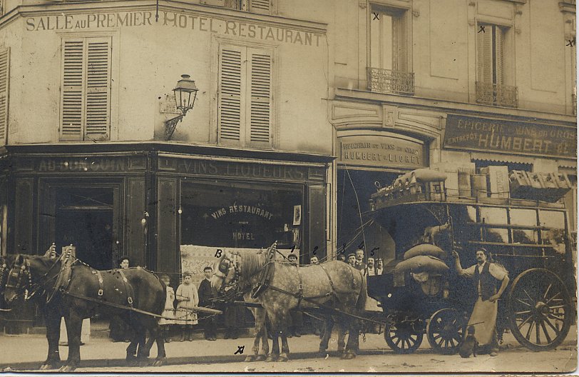 Epicérie Humbert et Lioret - Rue Auger - 1906
